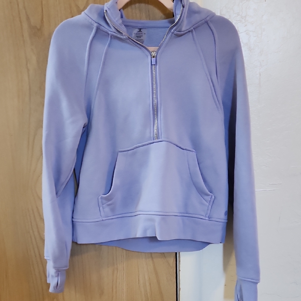 Danskin Light Purple Half-Zip Hoodie